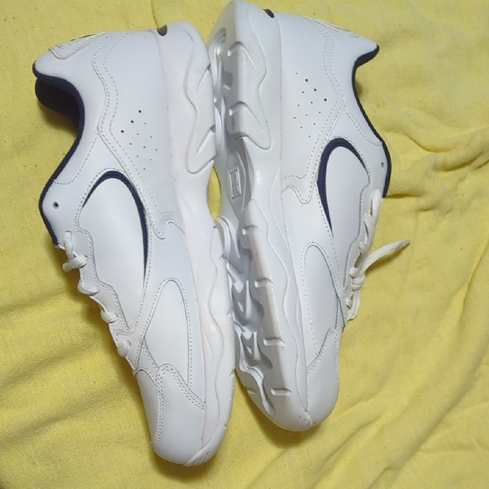 White and Black Athletic Sneakers